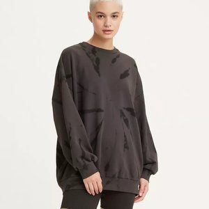 Levi's Prism Crewneck Sweatshirt Multi Black Tie Dye